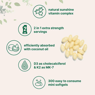 Serouna® Extra Strength Vitamin D3 & K2